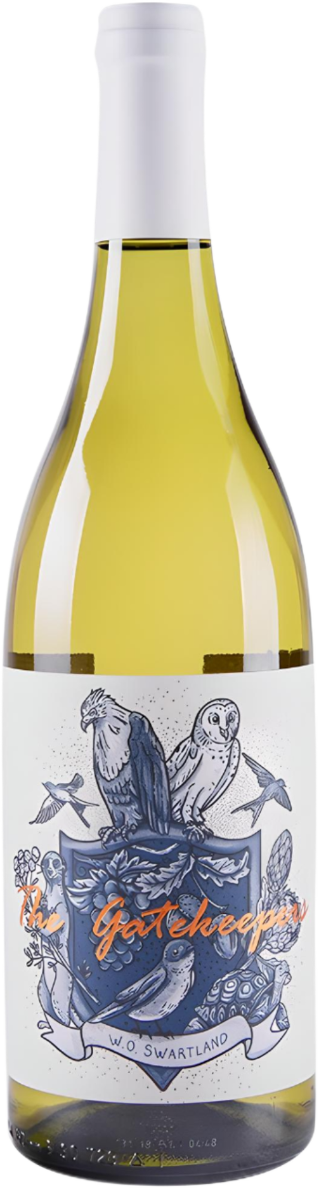 The Gatekeepers White 2022 fles transparant – Swartland witte blend Kloovenburg