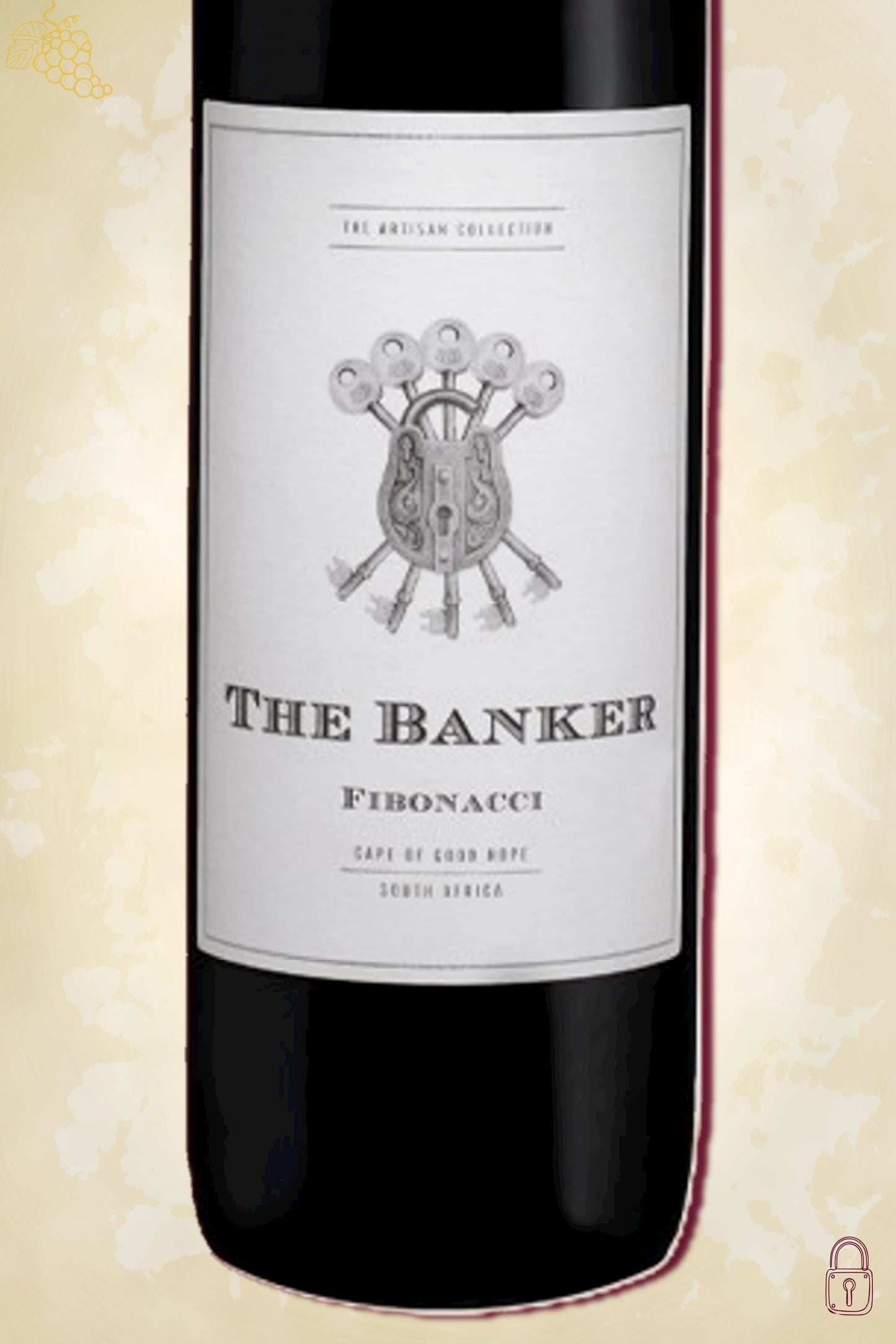 Close-up label The Banker Magnum 2021 – magnumfles zichtbaar