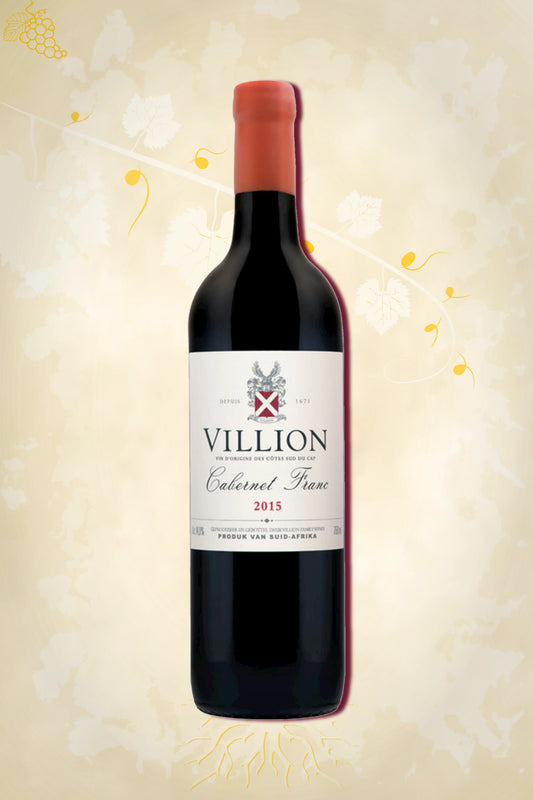 Villion Cabernet Franc 2015 – rode wijn uit Zuid-Afrika Overberg Hemel-en-Aarde