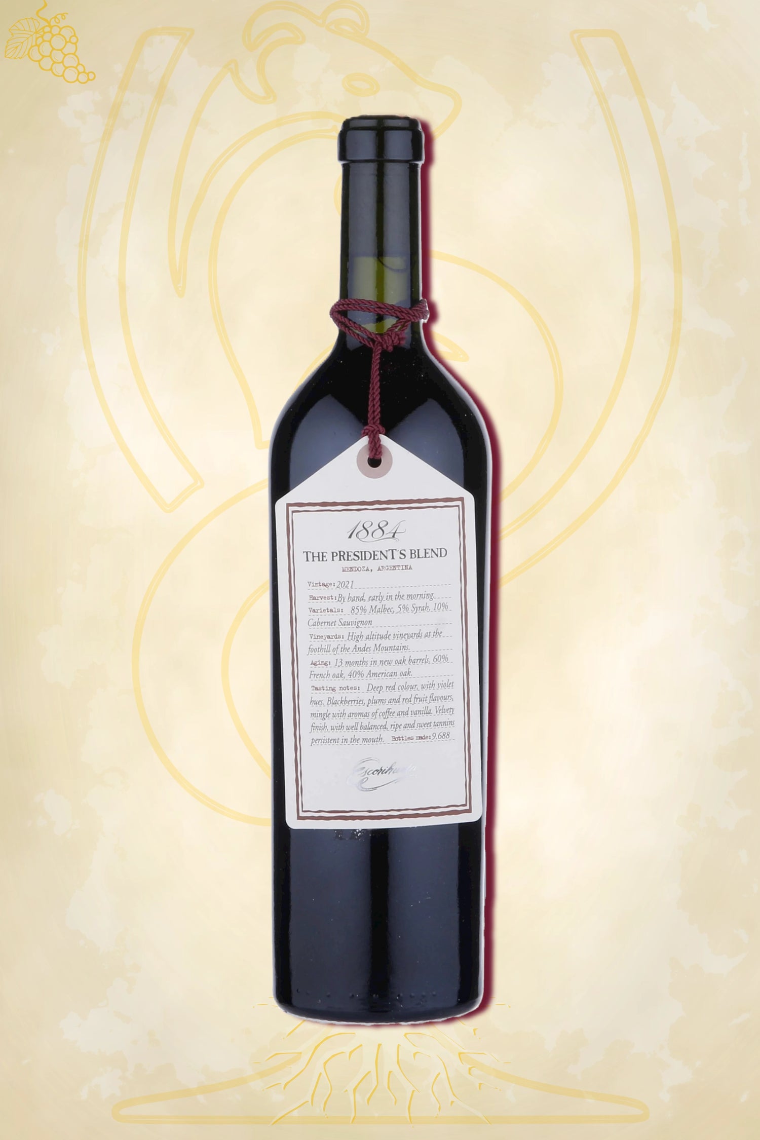 Escorihuela Gascón The President’s Blend 2021 – rode wijn uit Uco Valley