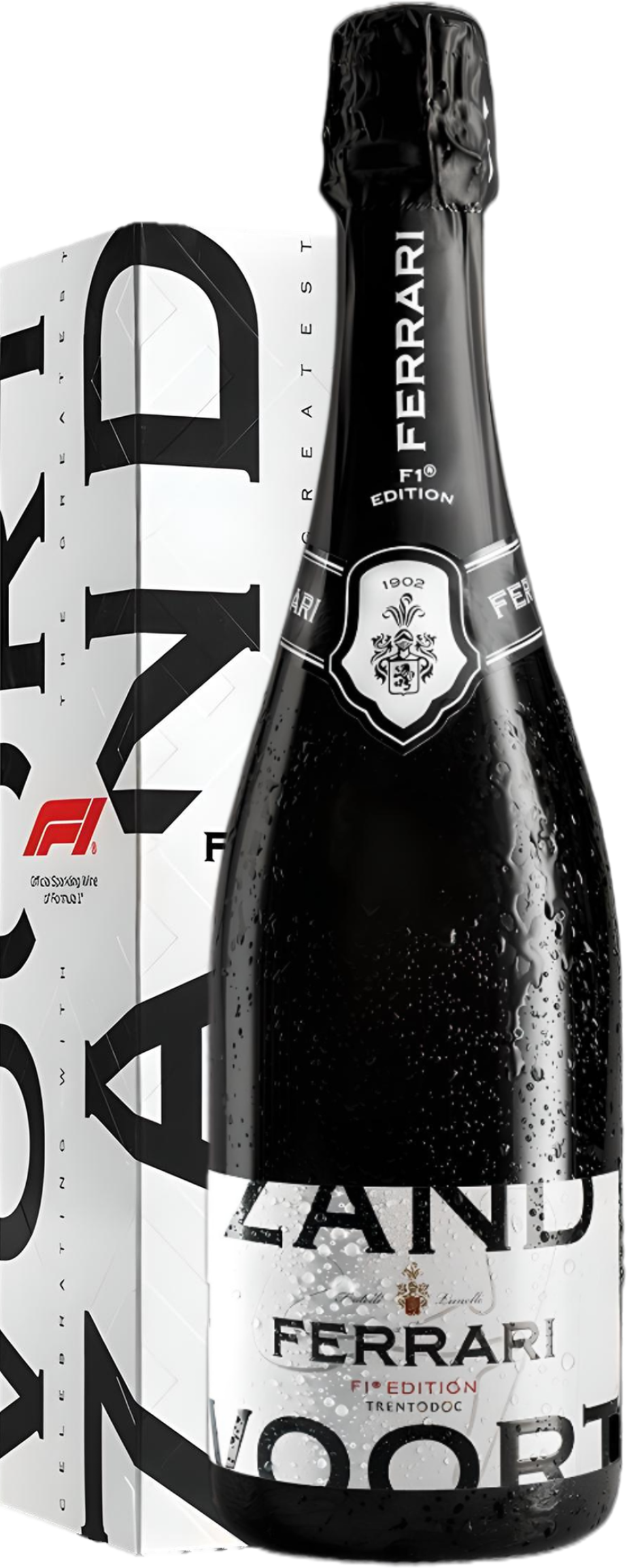 Ferrari F1 Zandvoort Brut NV fles transparant - mousserende wijn Ferrari