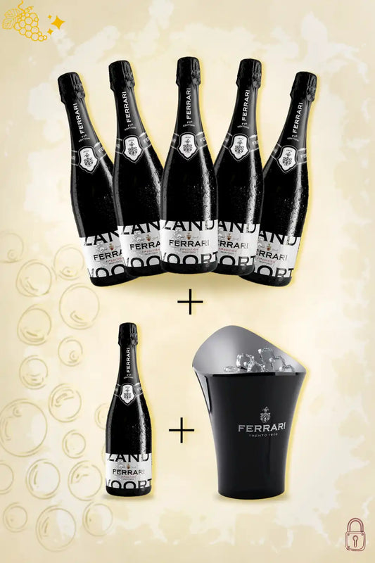 Ferrari F1 Zandvoort 6 giftboxes with black Vela ice bucket