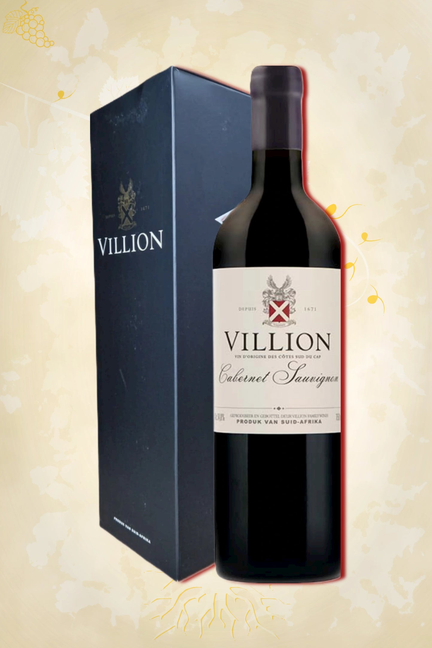 Villion Family Wines Cabernet Sauvignon 2021 Magnum – rode wijn uit Cape South Coast, Zuid-Afrika