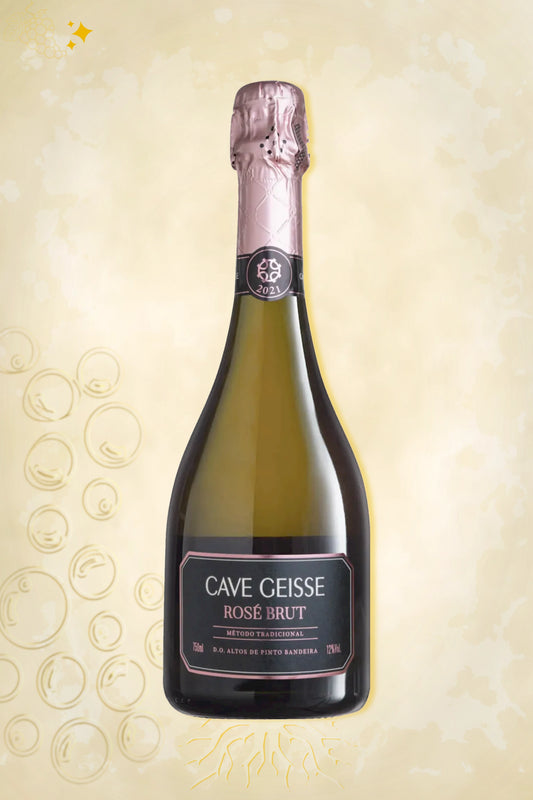 Cave Geisse Brut Rosé 2022 – mousserende rosé wijn uit Serra Gaúcha Brazilië