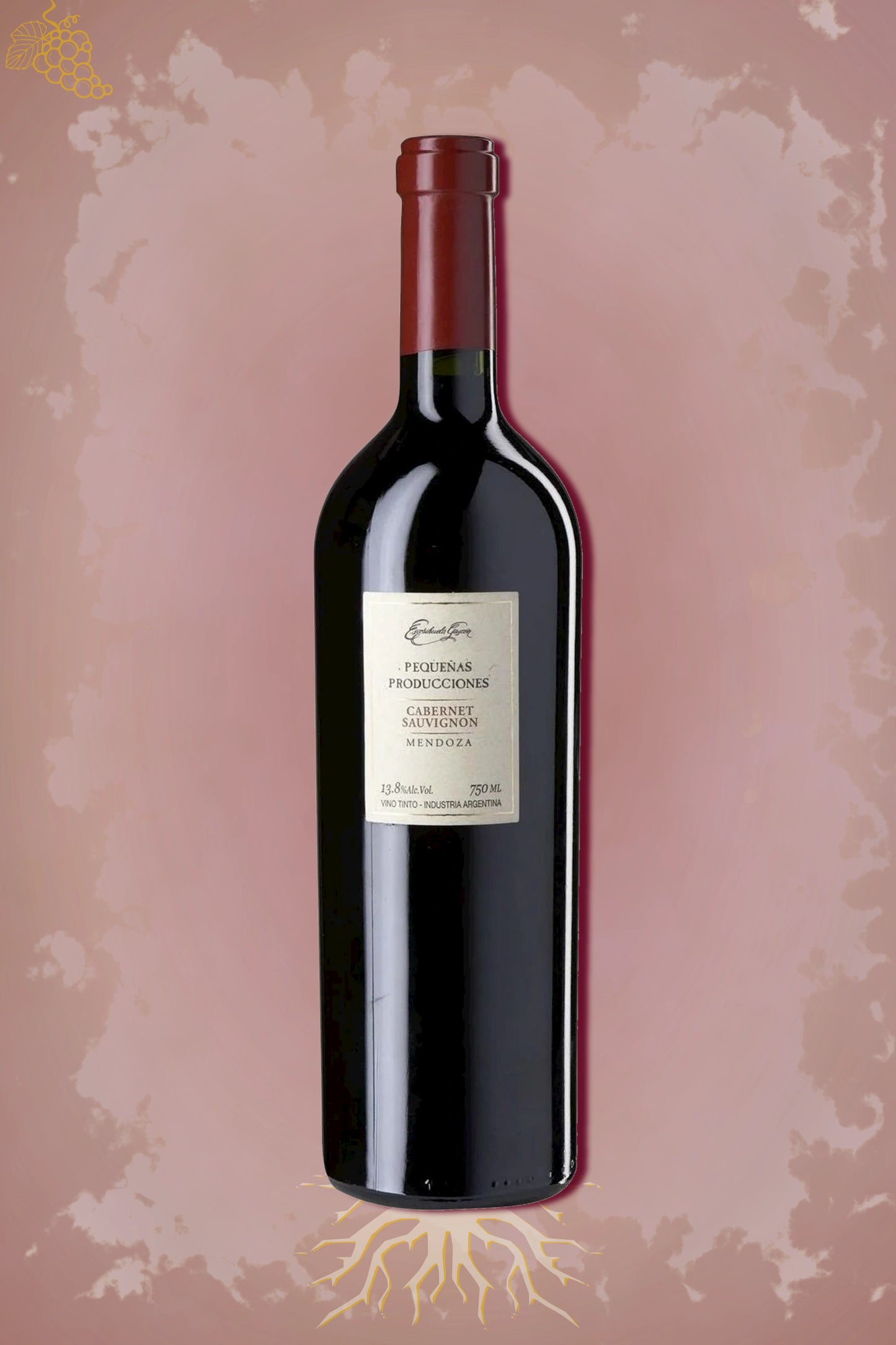 Fles Escorihuela Gascón Cabernet Sauvignon 2021 houtgerijpt rode wijn met etiket