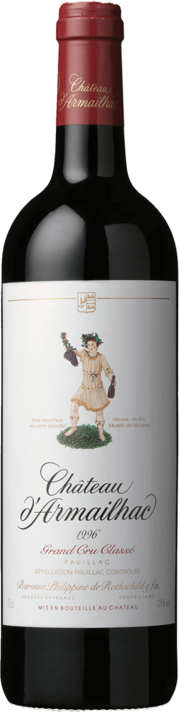 Close-up van elegante rode wijn in Bordeaux-stijl met subtiele tannines, aroma’s van tabak en ceder en een verfijnde, klassieke Médoc-uitstraling.