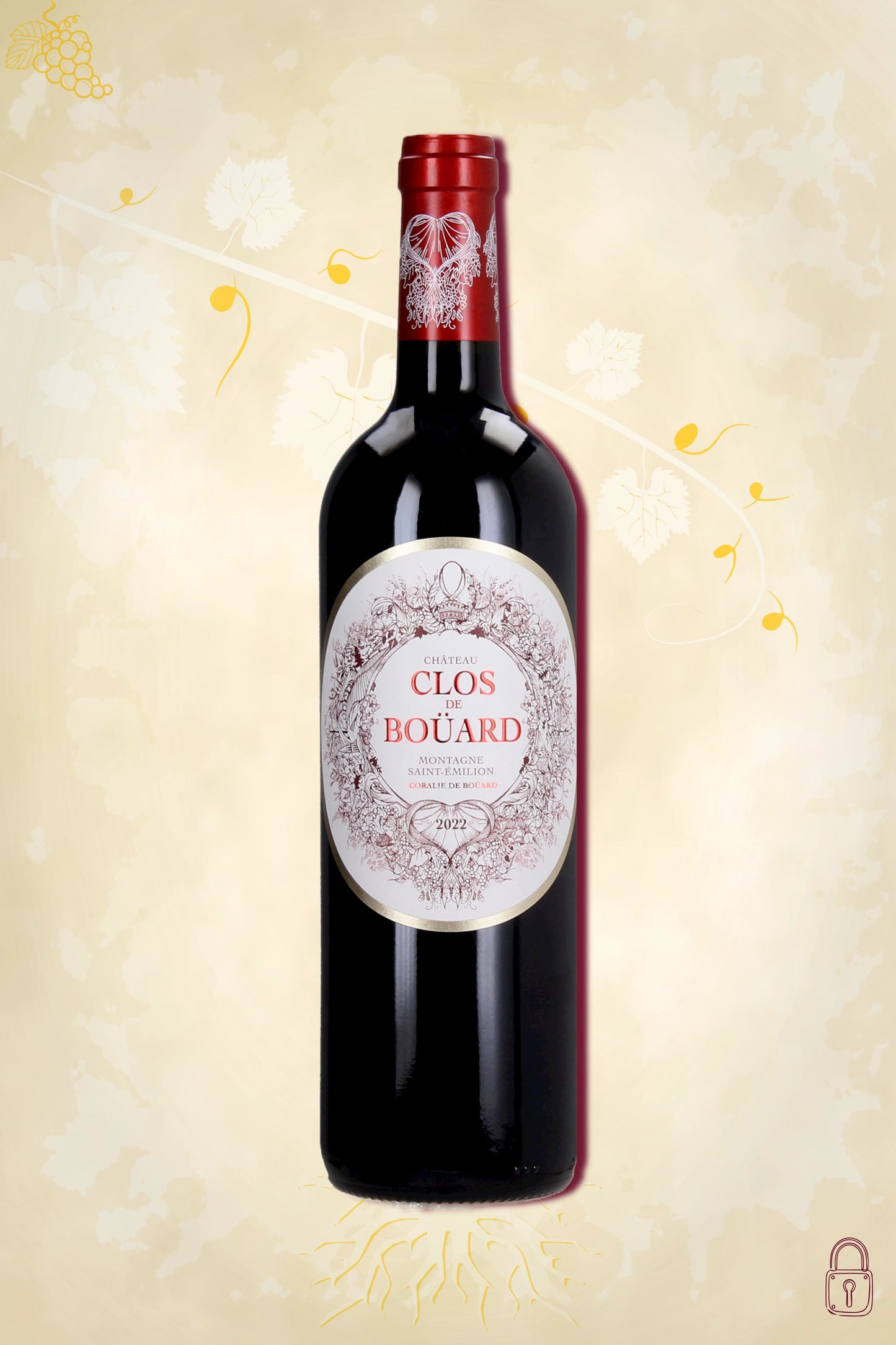 Château Clos de Boüard 2022 – rode wijn uit Montagne Saint-Émilion, Bordeaux