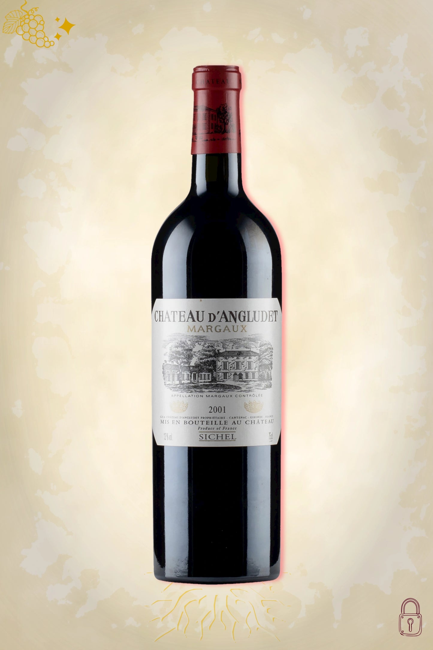 Château Angludet 2001 – rode wijn uit Margaux, Frankrijk