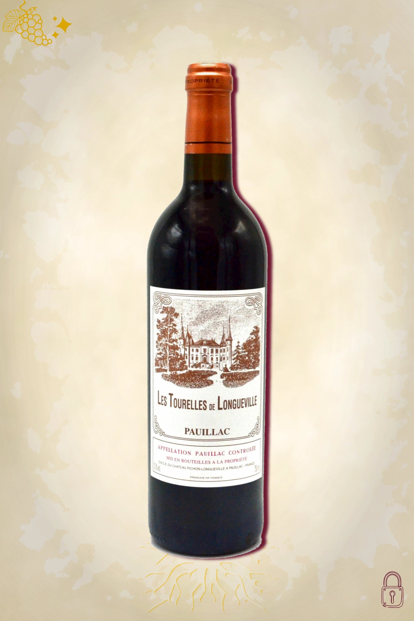 Château Les Tourelles de Longueville 1998 – rode wijn uit Pauillac, Frankrijk
