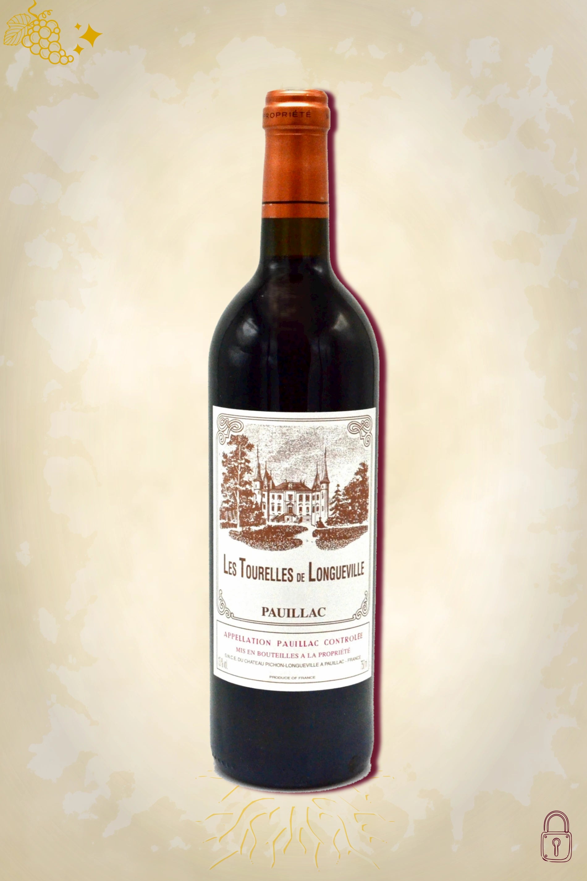 Château Les Tourelles de Longueville 1998 – rode wijn uit Pauillac, Frankrijk