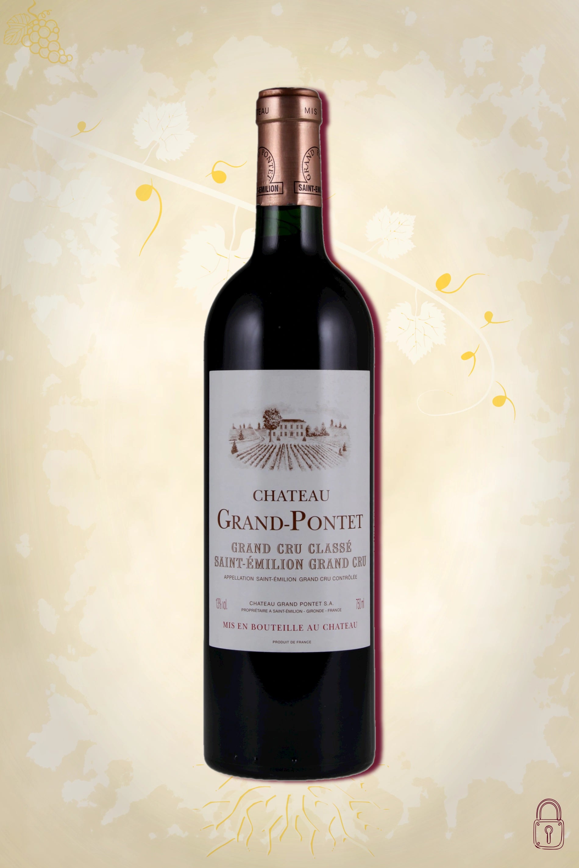 Château Grand Pontet 2005 – rode wijn uit Saint-Émilion, Bordeaux