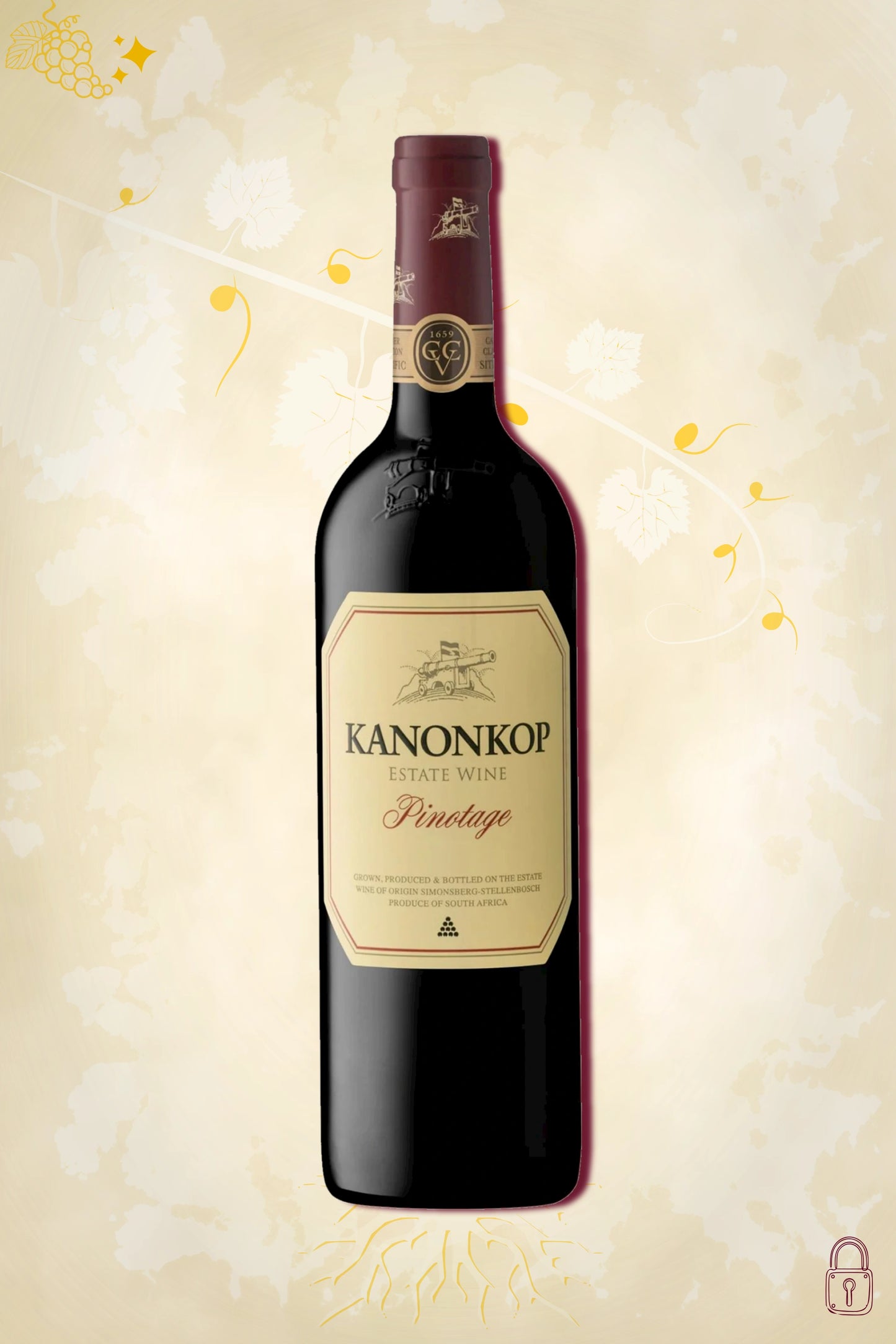 Kanonkop Pinotage 2020 – rode wijn uit Stellenbosch