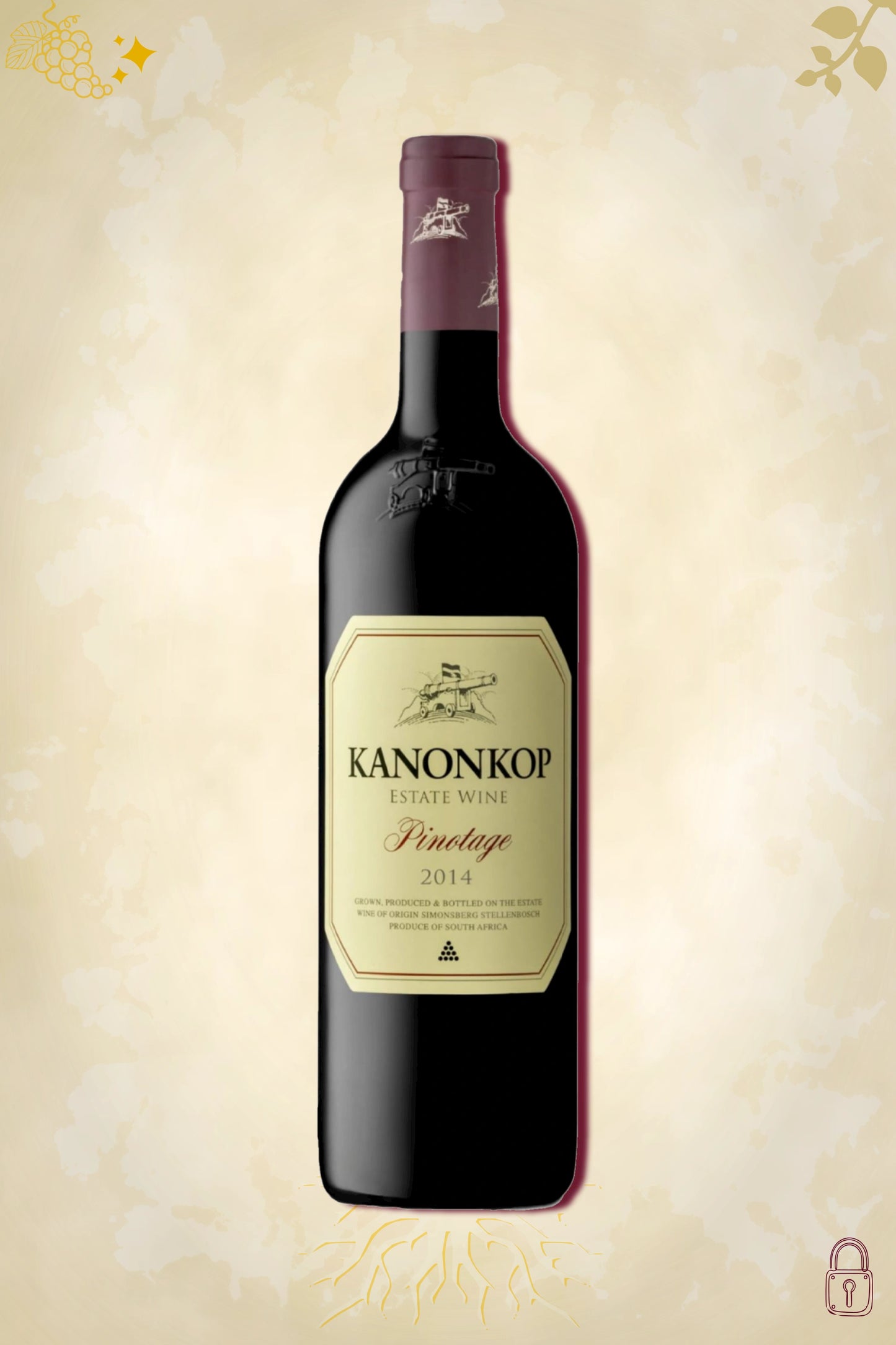 Kanonkop Pinotage 2014 – rode wijn uit Stellenbosch, Zuid-Afrika
