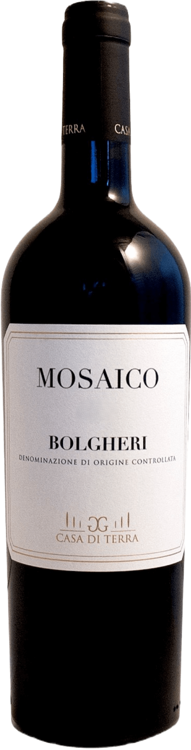 Casa di Terra Mosaico Bolgheri 2021 fles transparant – Merlot blend rode wijn