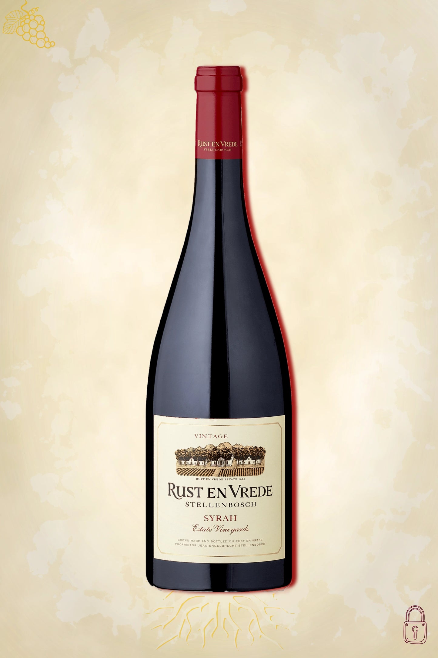 Rust en Vrede Shiraz 2017 – rode wijn uit Stellenbosch, Zuid-Afrika