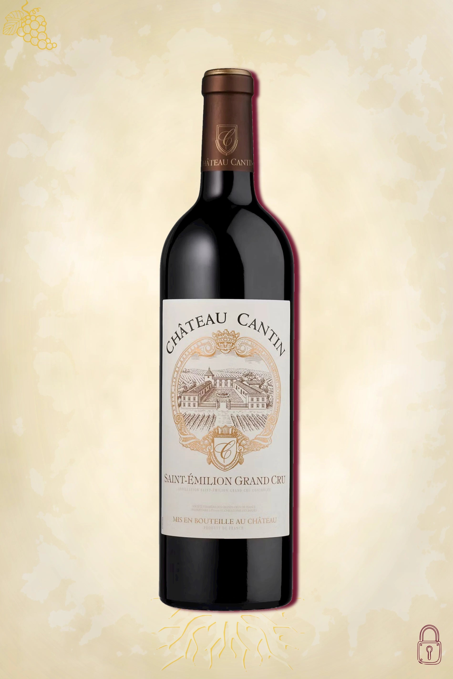 Château Cantin 2019 – rode wijn uit Saint-Émilion, Bordeaux
