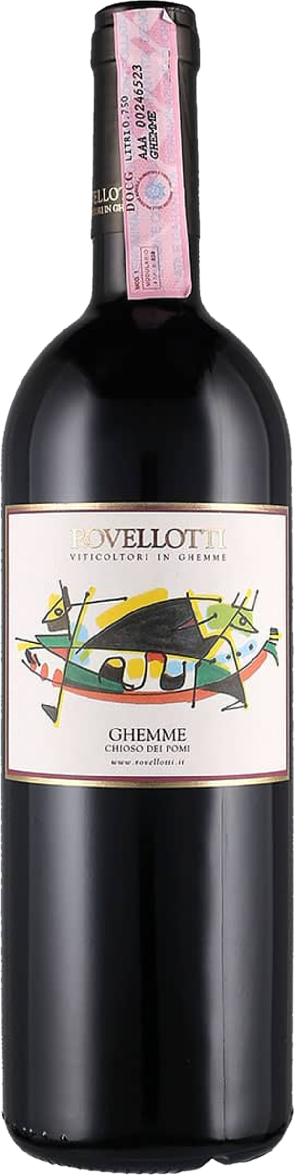 Rovellotti Ghemme DOCG 2017 tegen bordeaux achtergrond – premium rode wijn