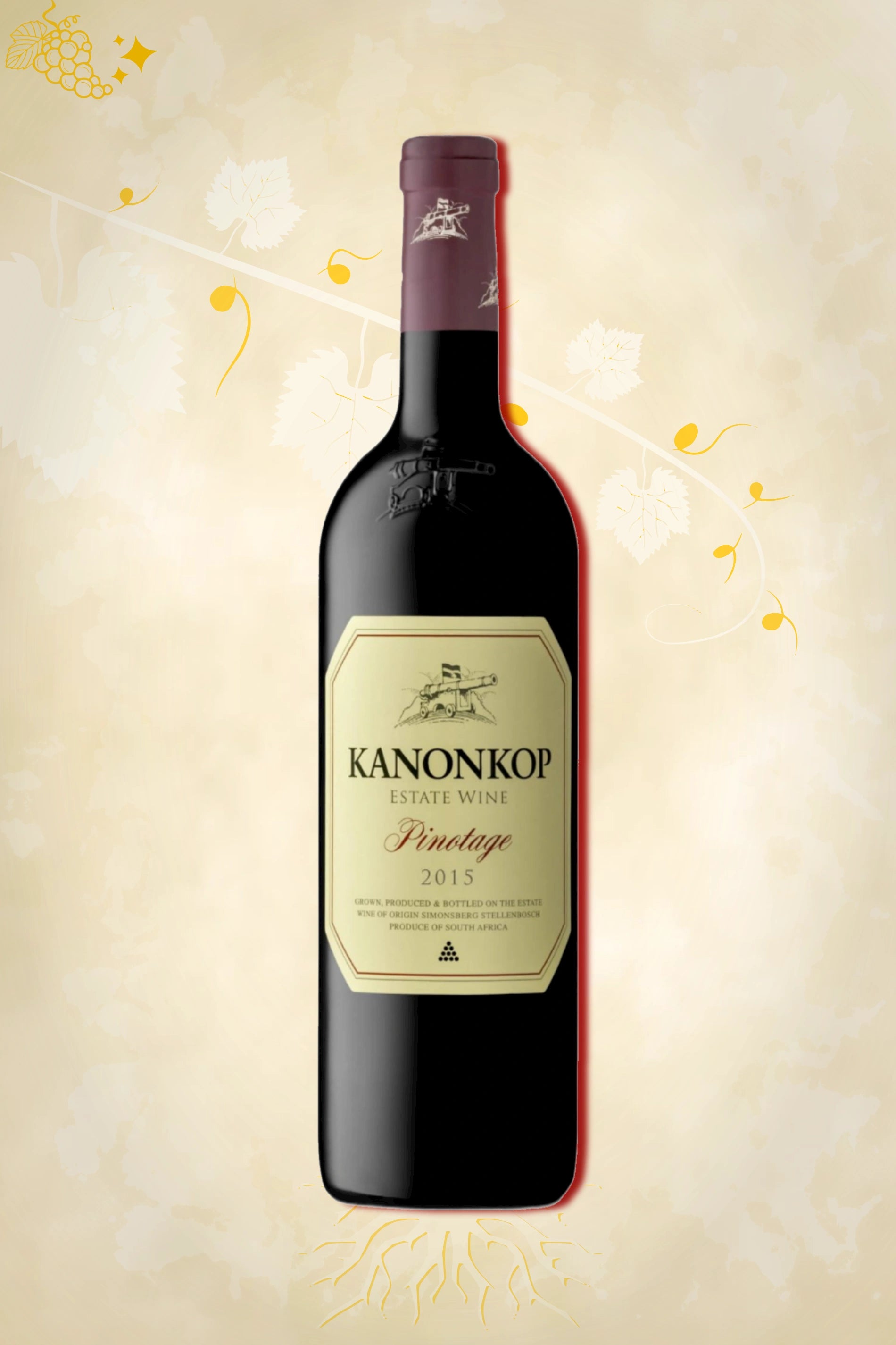 Kanonkop Pinotage 2015 – rode wijn uit Stellenbosch, Zuid-Afrika