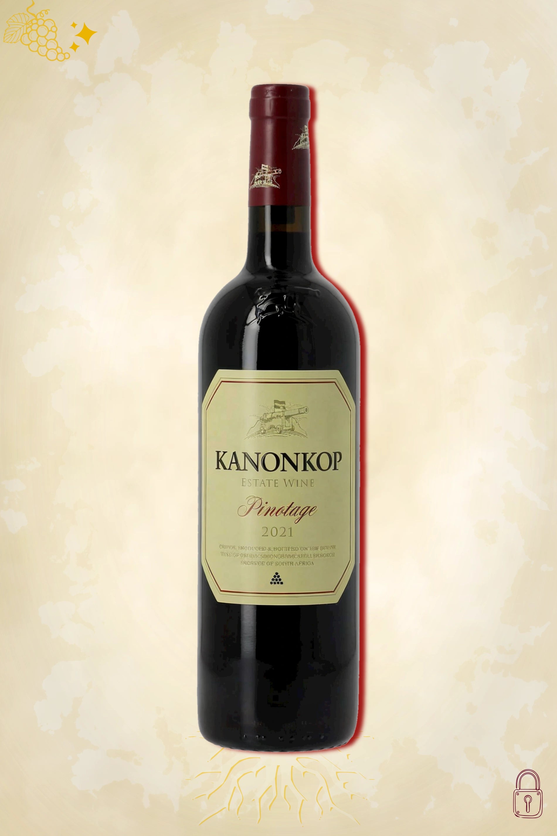 Kanonkop Pinotage 2021 – rode wijn uit Stellenbosch, Zuid-Afrika