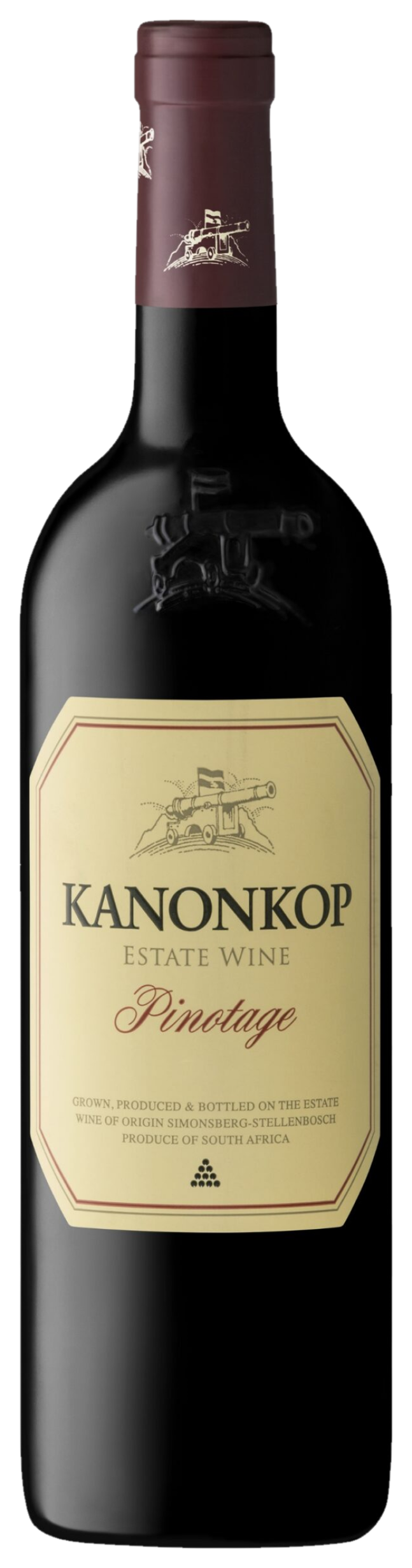 Kanonkop Pinotage transparante fles