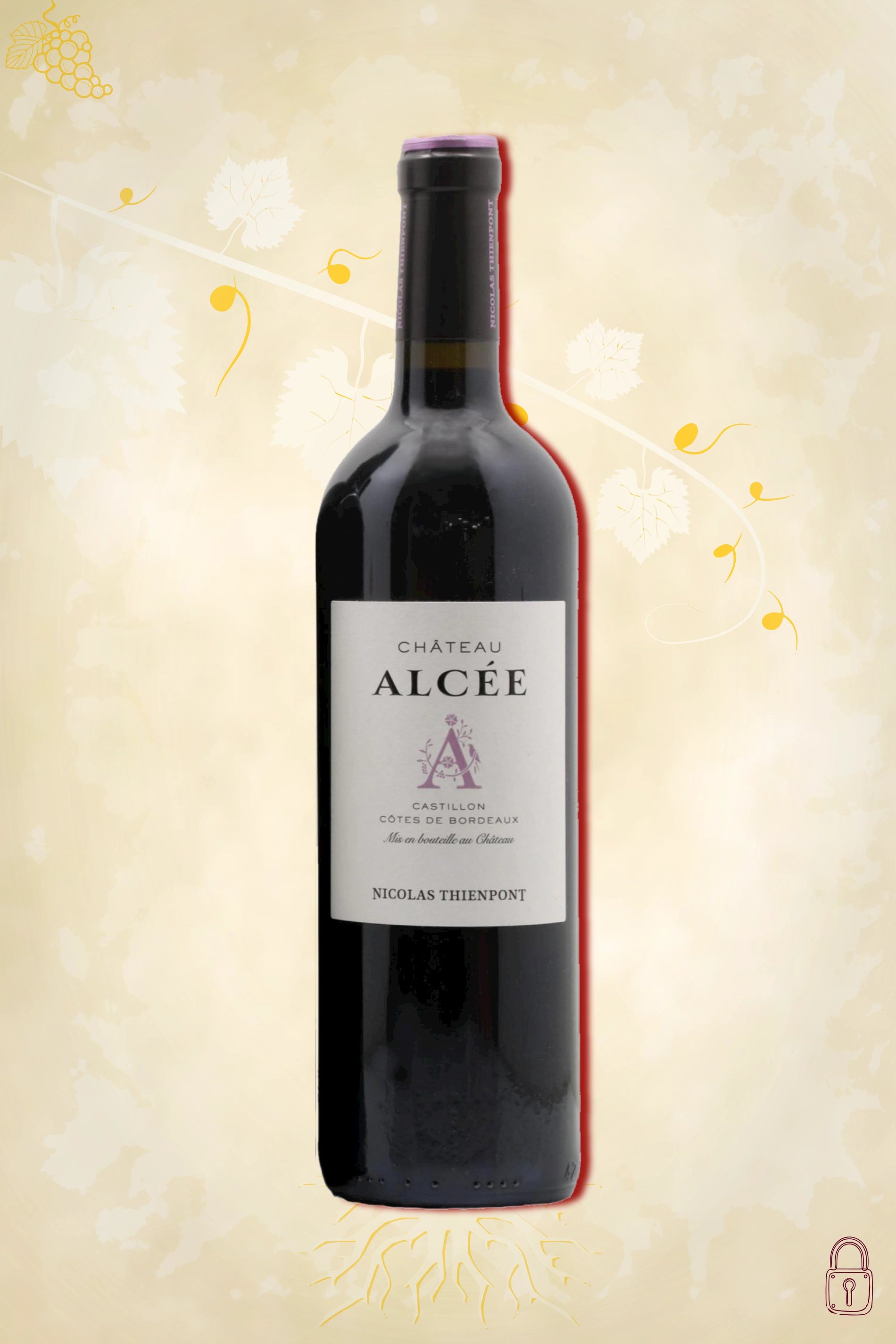 Château Alcée 2022 – rode wijn uit Côtes de Castillon, Bordeaux