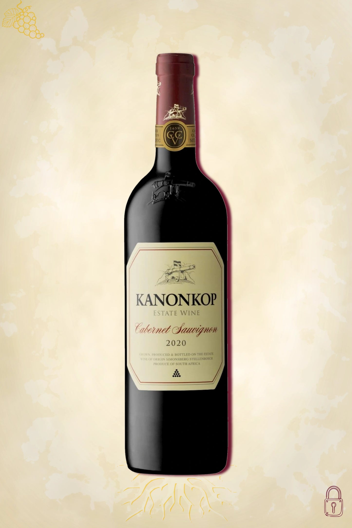 Kanonkop Cabernet Sauvignon 2020 – rode wijn uit Stellenbosch, Zuid-Afrika