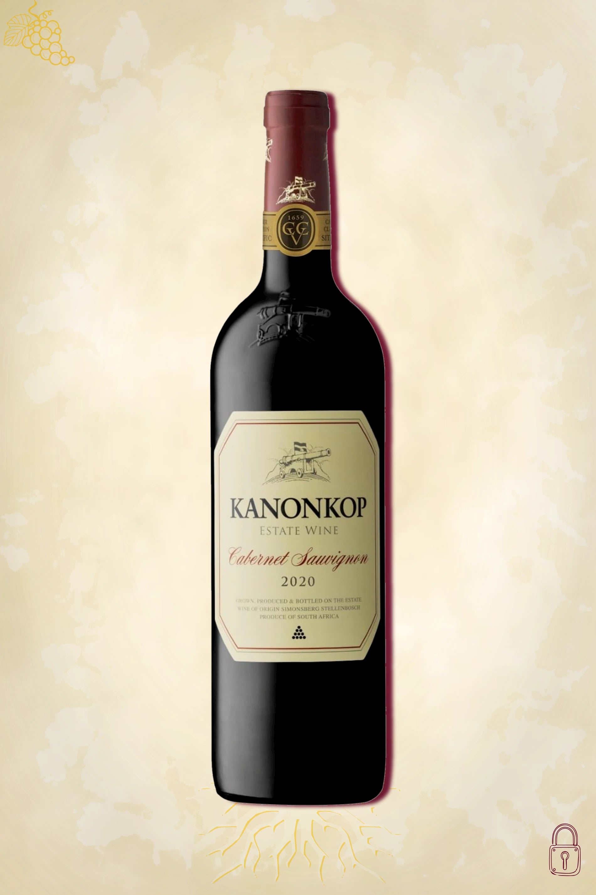 Kanonkop Cabernet Sauvignon 2020 – rode wijn uit Stellenbosch, Zuid-Afrika