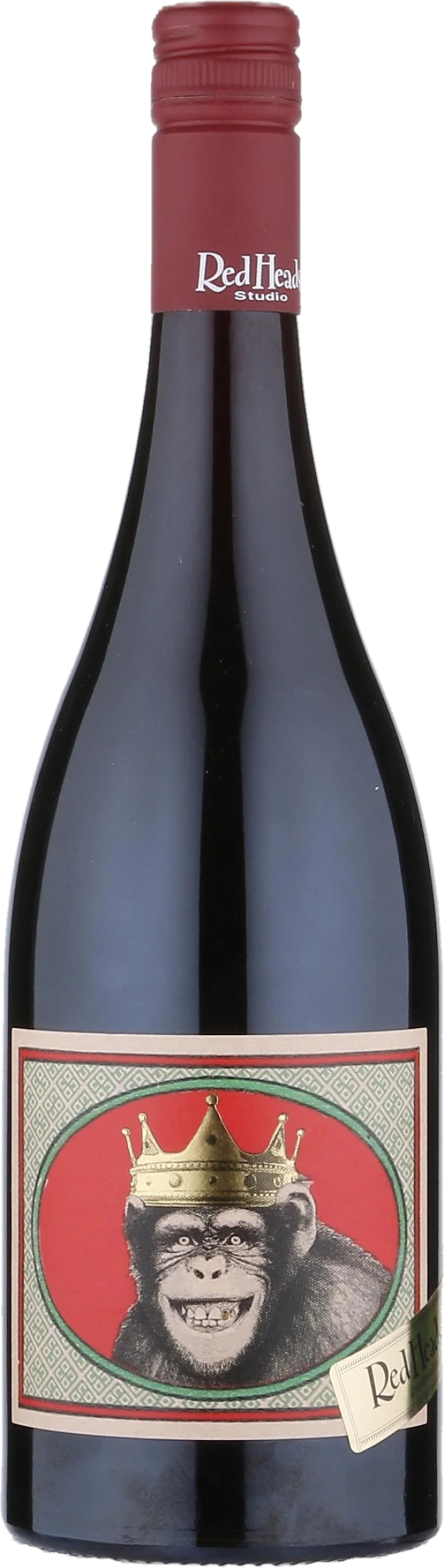 RedHeads Coco Rôtie 2022 tegen bordeaux achtergrond – premium Syrah Viognier wijn