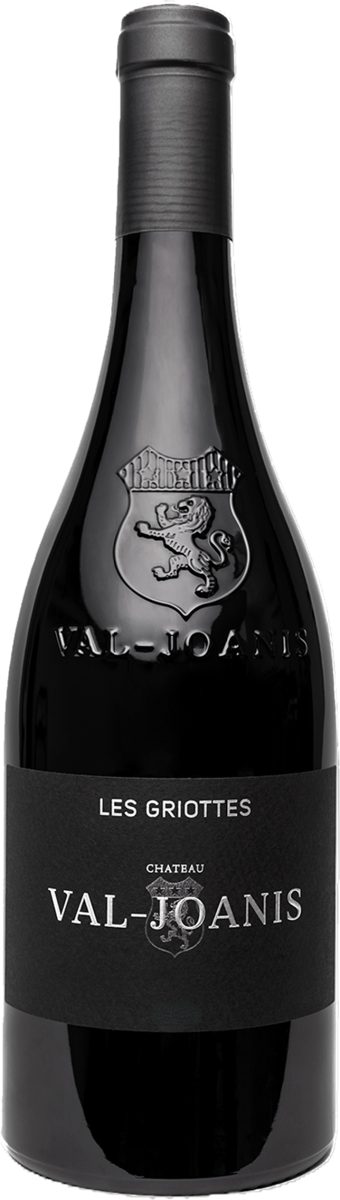 Château Val Joanis Luberon Réserve Rouge 2021 tegen bordeaux achtergrond – premium rode wijn