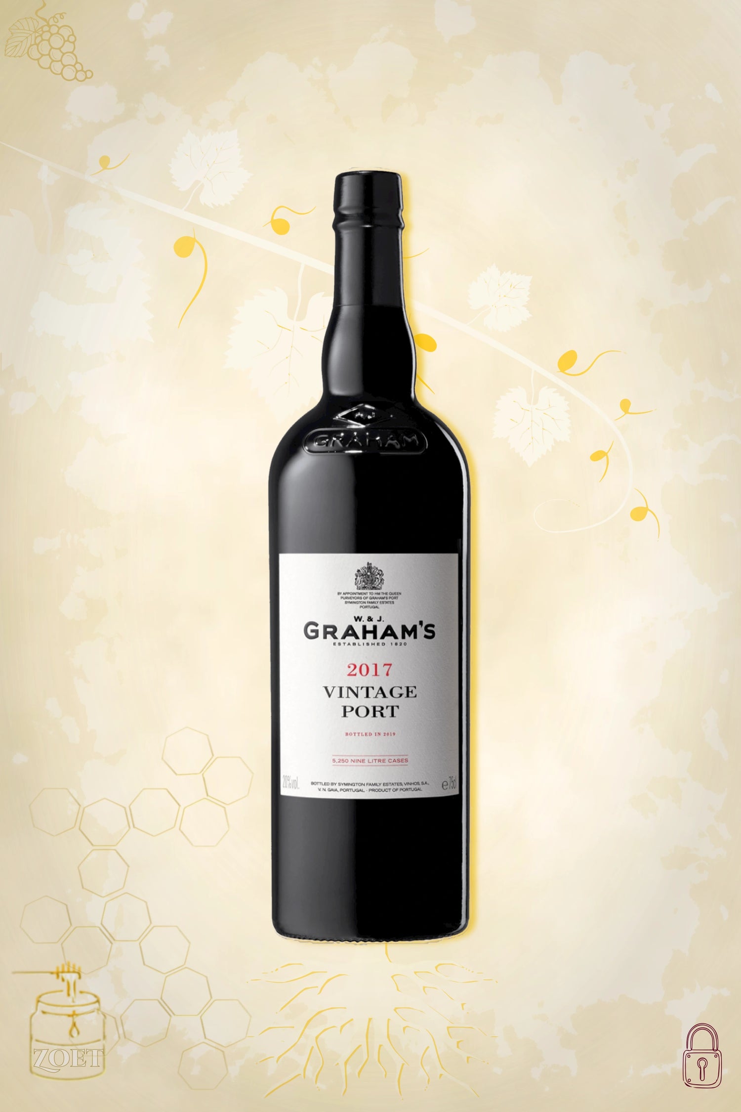 Graham’s Vintage Port 2017 – zoete rode wijn uit Douro, Portugal