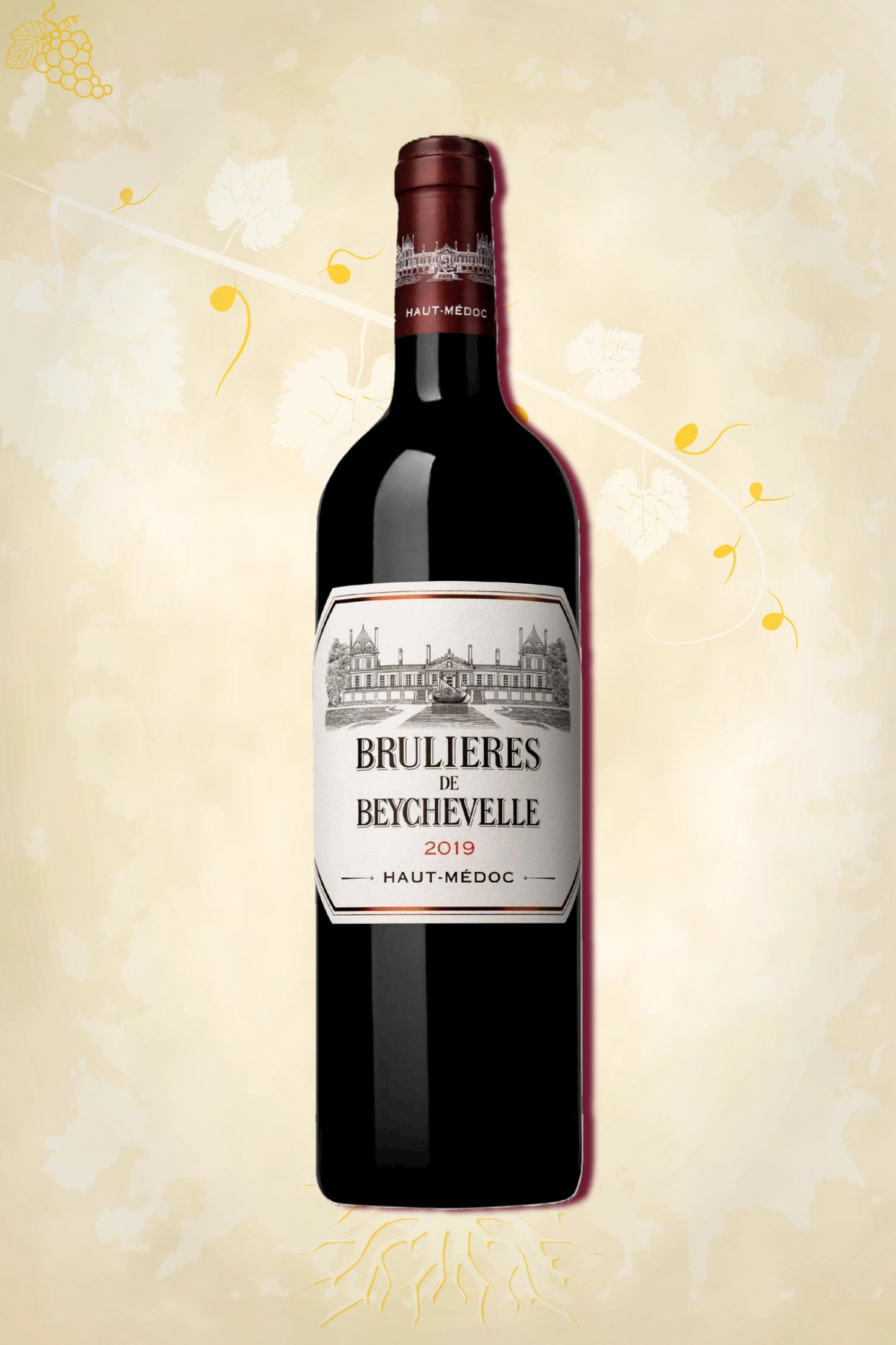 Les Brulières de Beychevelle 2019 – rode wijn uit Haut-Médoc, Frankrijk