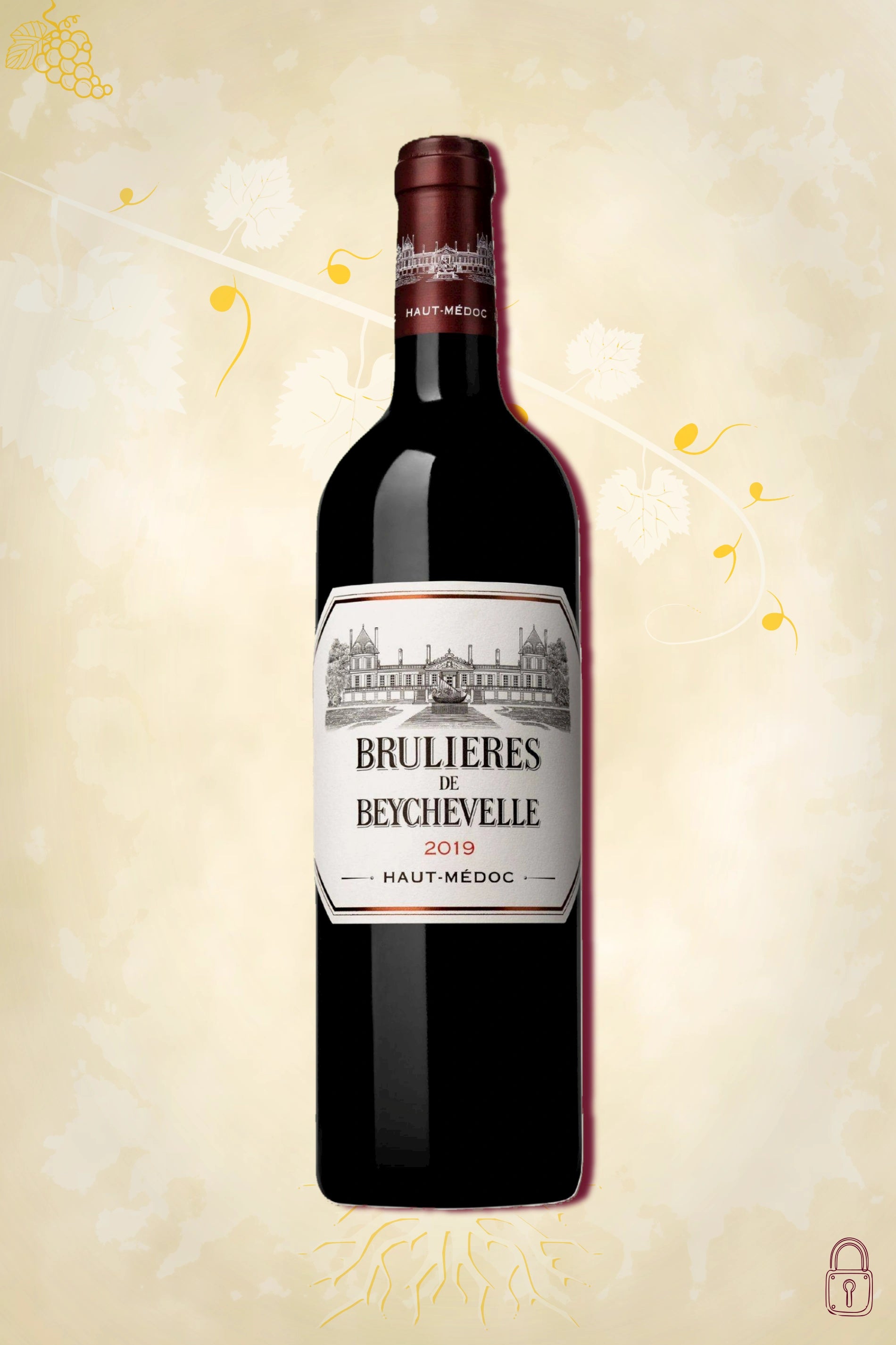 Les Brulières de Beychevelle 2019 – rode wijn uit Haut-Médoc, Frankrijk
