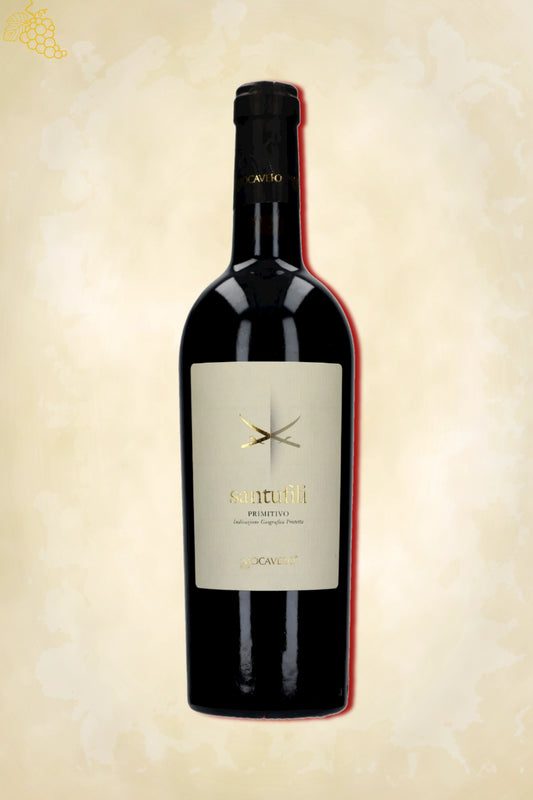 Mocavero Santufili Primitivo 2021 – rode wijn uit Salento, Italië