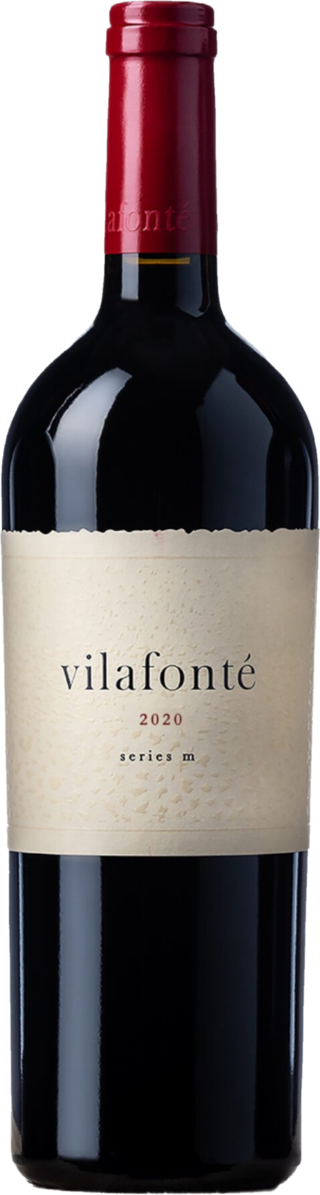 Vilafonté Series M 2020 tegen bordeaux achtergrond – premium rode blend