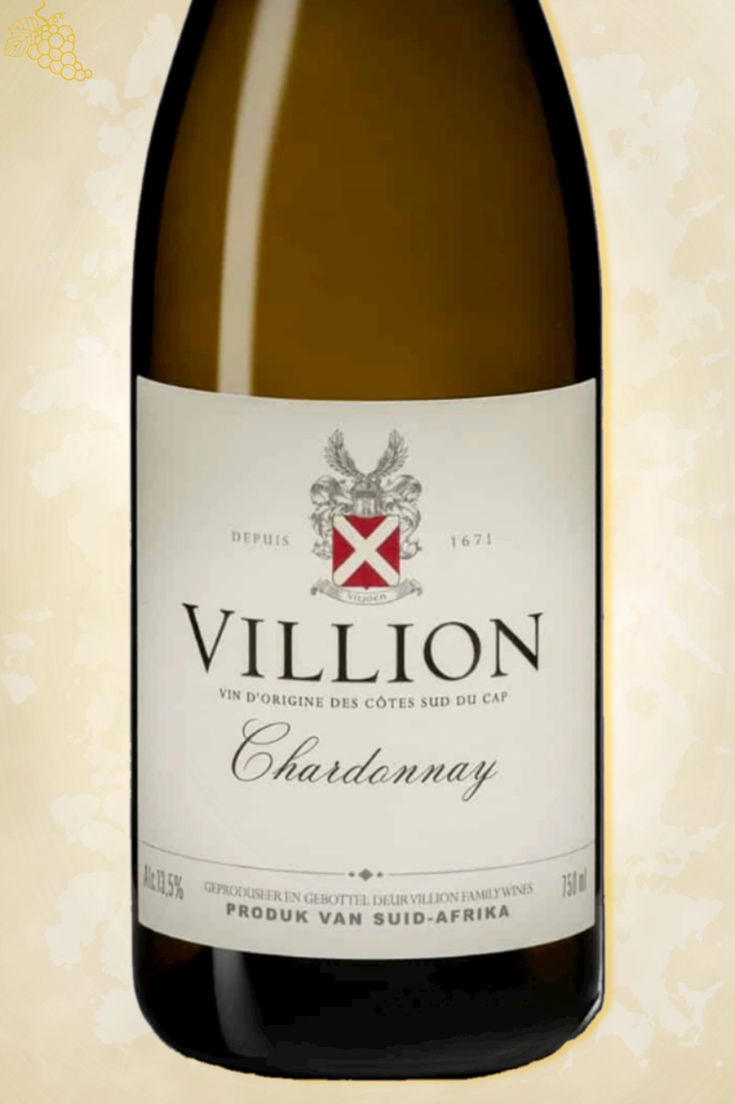 Close-up label Villion Chardonnay Villion Magnum 2022 – Villion Family Wines details