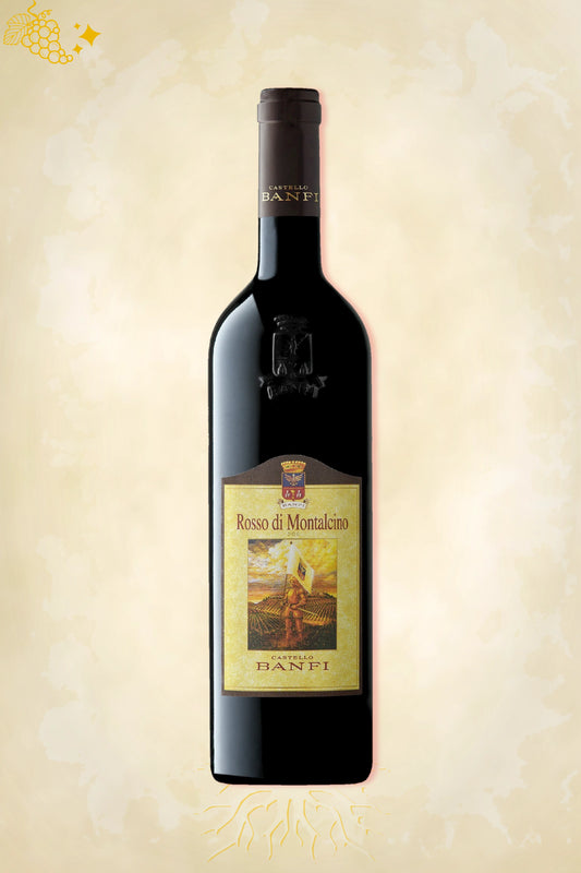 Castello Banfi Rosso di Montalcino DOC 2023 – rode wijn uit Toscane, Italië