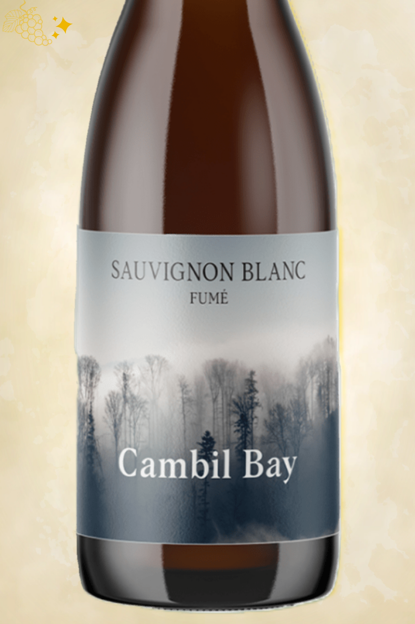 Close-up label Bodegas Bellavista Sauvignon Blanc Fumé 2024