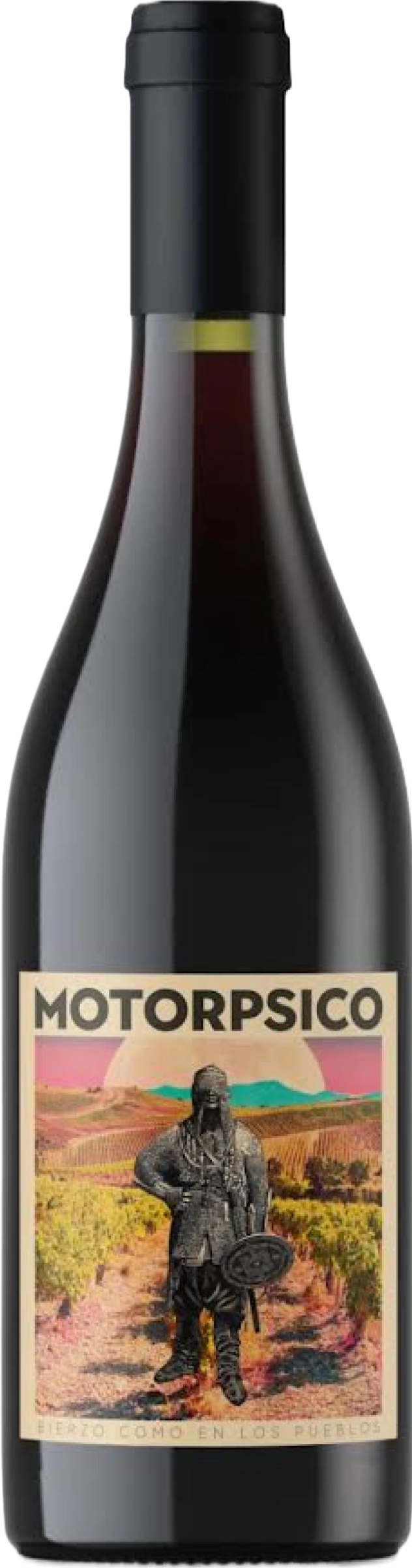 Michelini i Mufatto Motorpsico 2022 tegen bordeaux achtergrond – lichte rode wijn