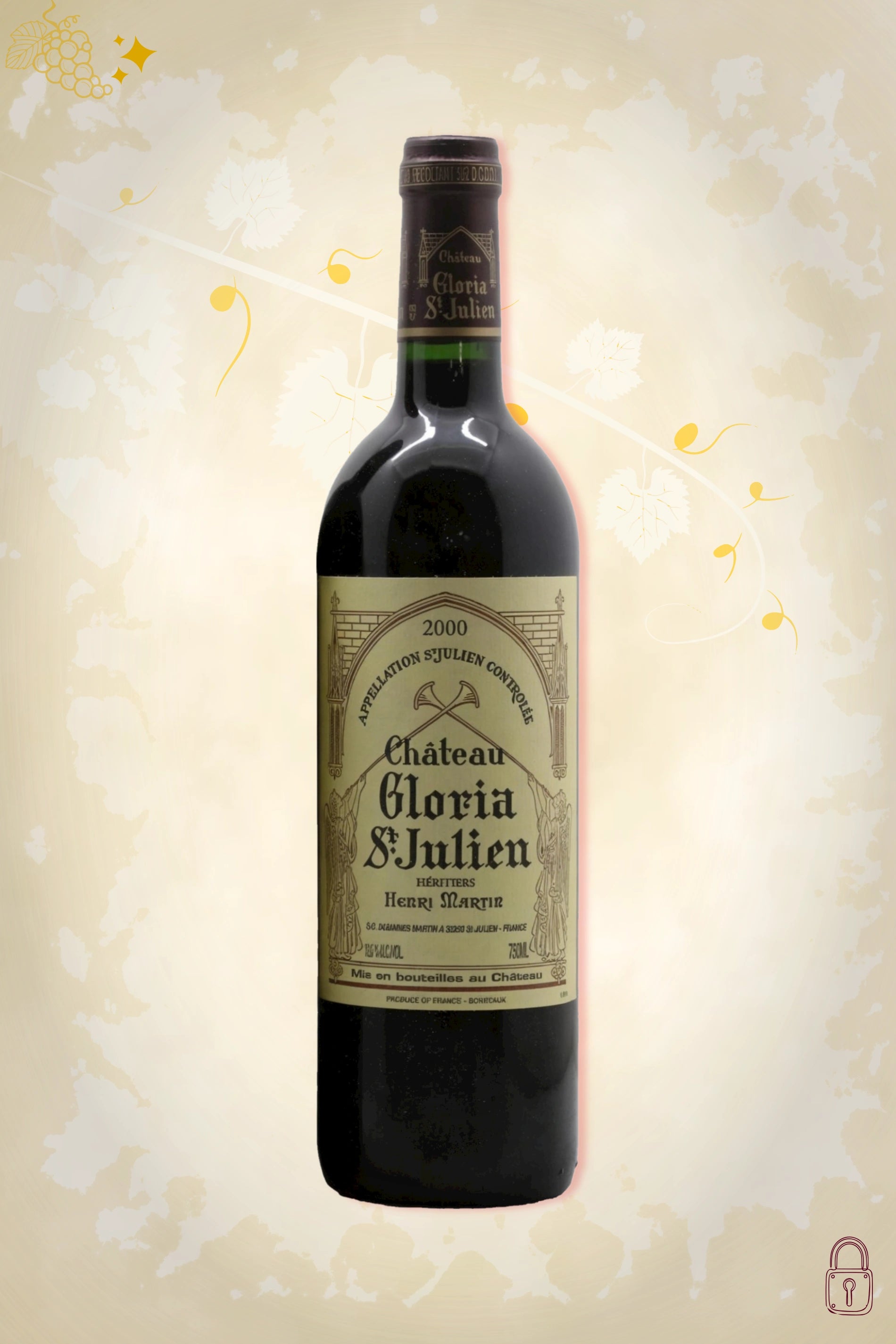 Château Gloria 2000 – rode wijn uit Saint-Julien, Bordeaux