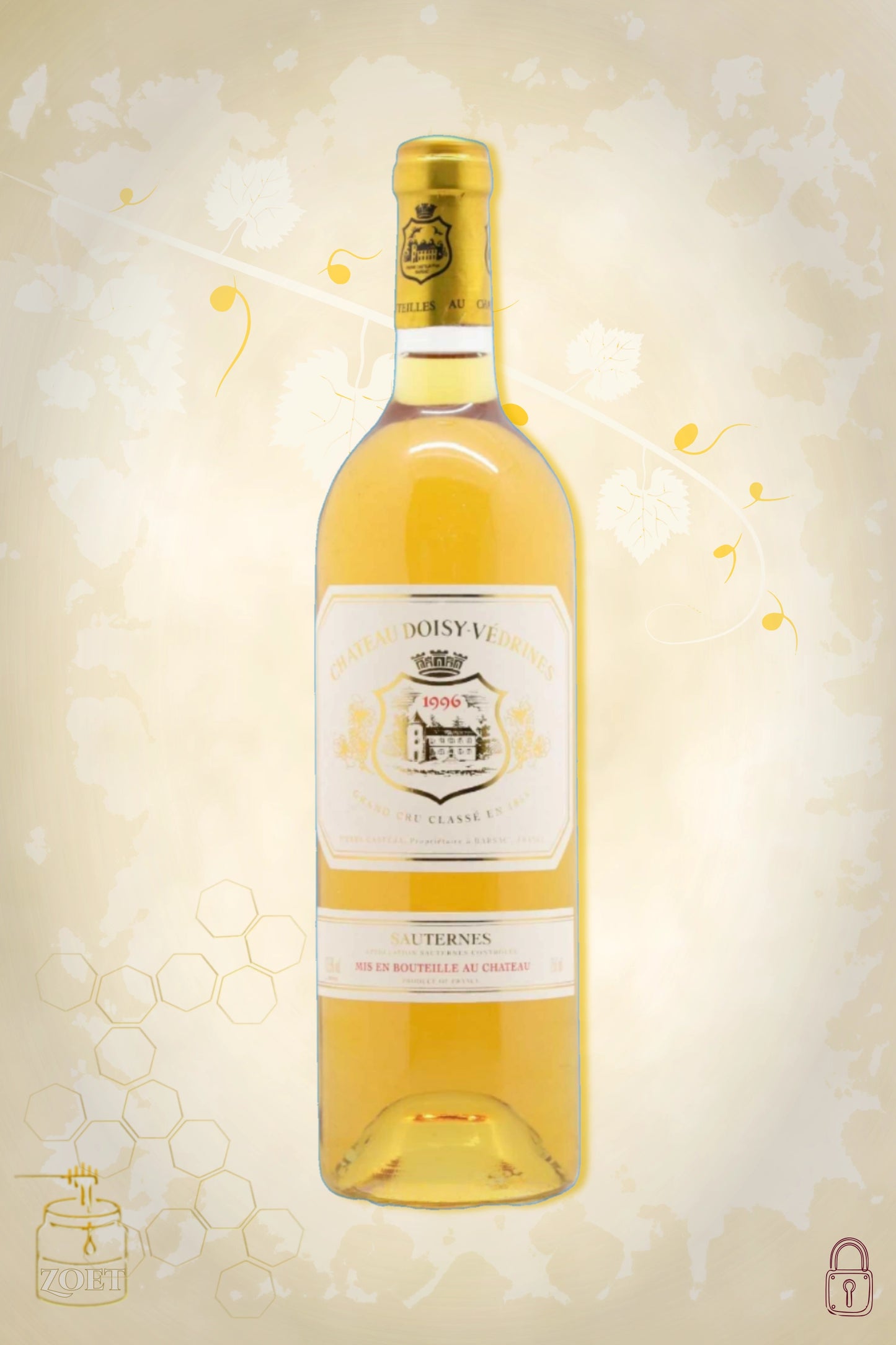 Château Doisy-Védrines 1996 – zoete wijn uit Sauternes, Frankrijk