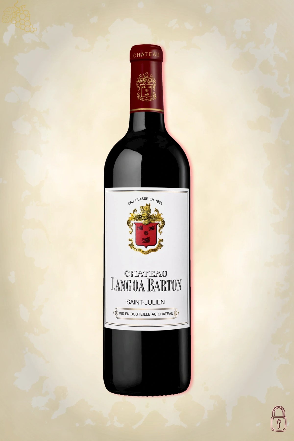 Saint-Julien 2002 duo in houten kist: Langoa-Barton en Branaire-Ducru