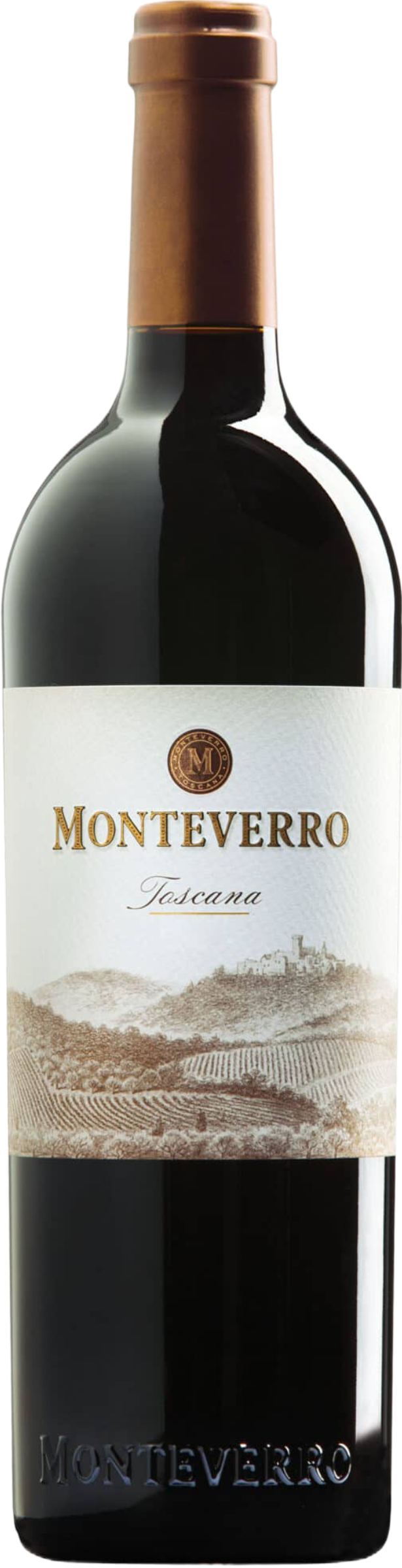 Monteverro Monteverro IGT 2009 tegen bordeaux achtergrond – premium rode wijn