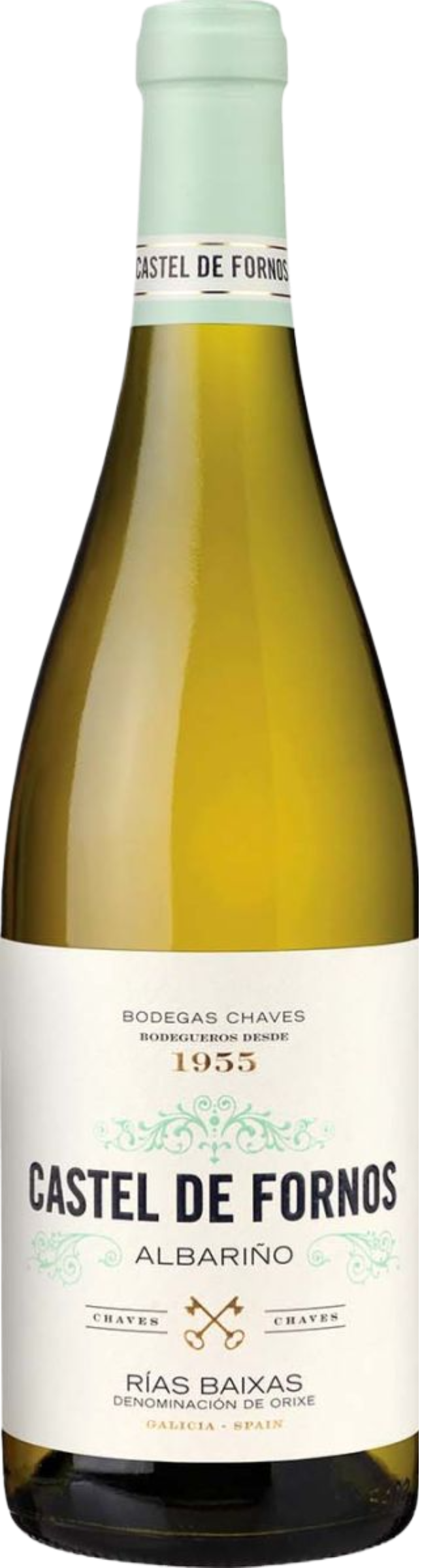 Chaves Albariño Castel de Fornos 2024 fles transparant – Albariño witte wijn
