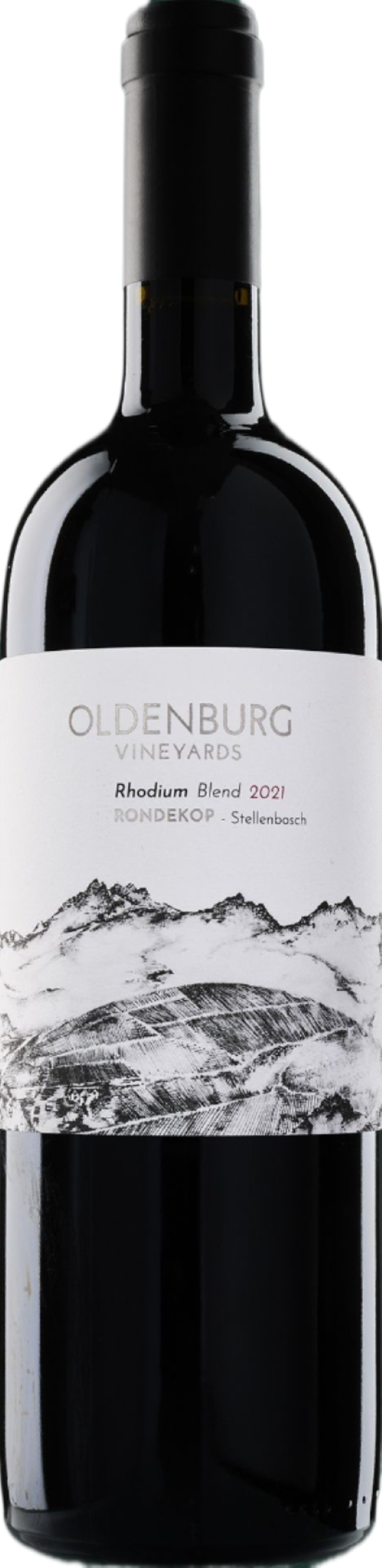 Oldenburg Rhodium 2021 – rode wijn tegen bordeaux achtergrond