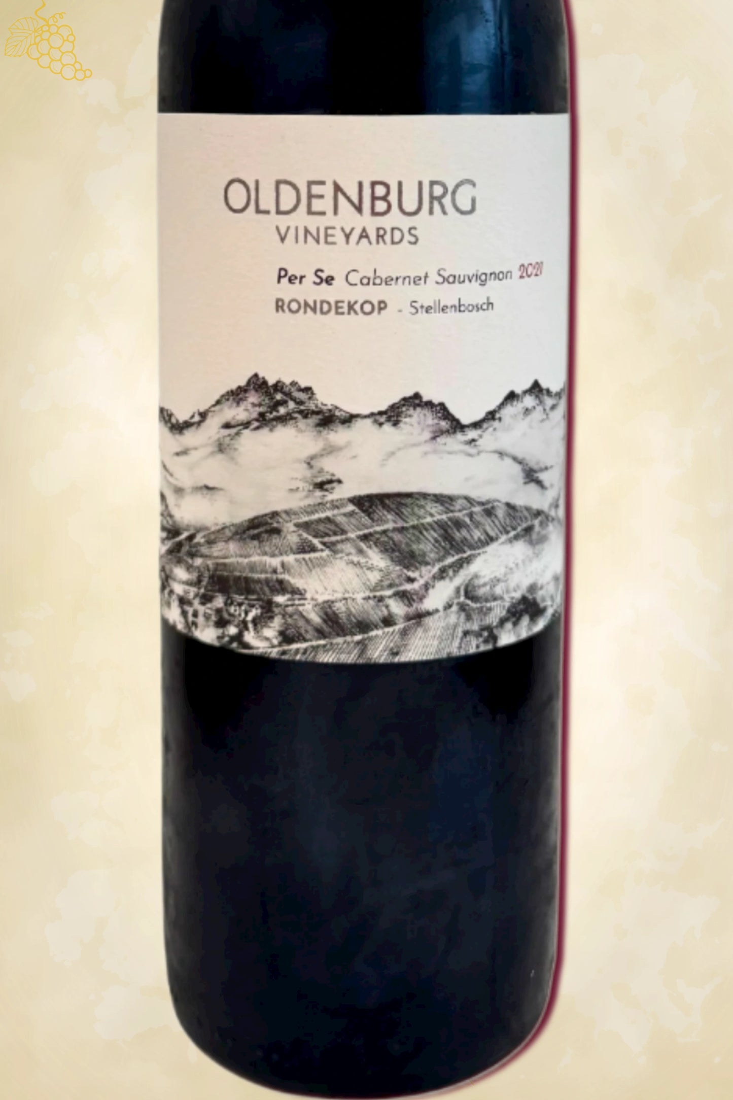 Close-up label Oldenburg Per Se 2021 – Rondekop details en jaargang