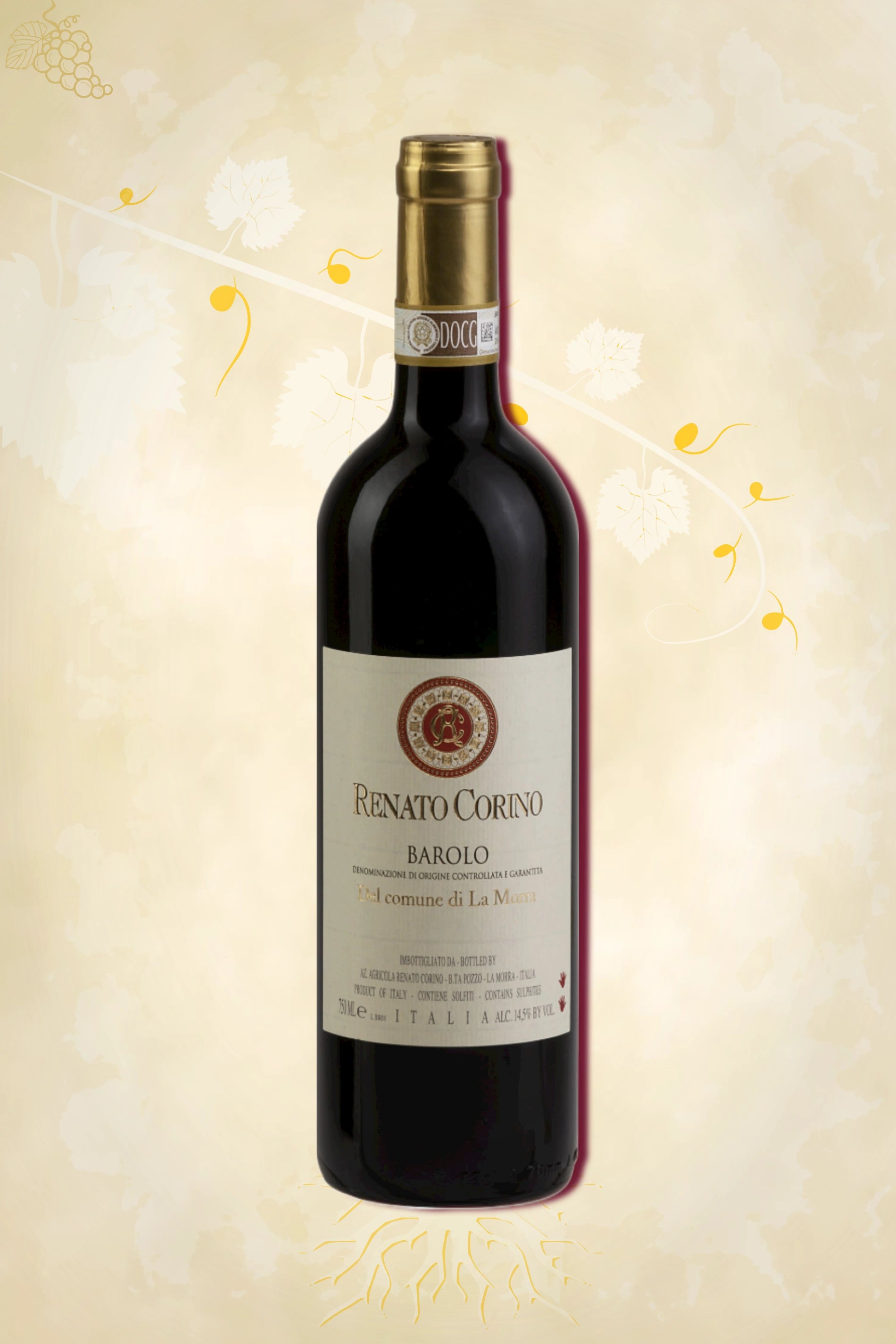 Renato Corino Barolo La Morra 2021 – rode Nebbiolo wijn uit Piemonte Italië