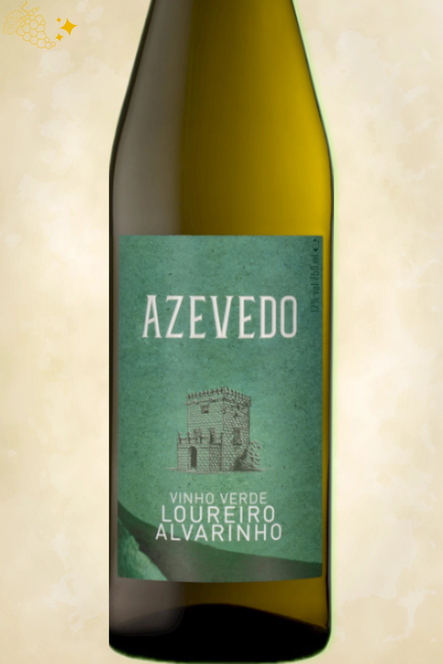 Close-up label Quinta de Azevedo Loureiro Alvarinho 2024 – domein en vintage details