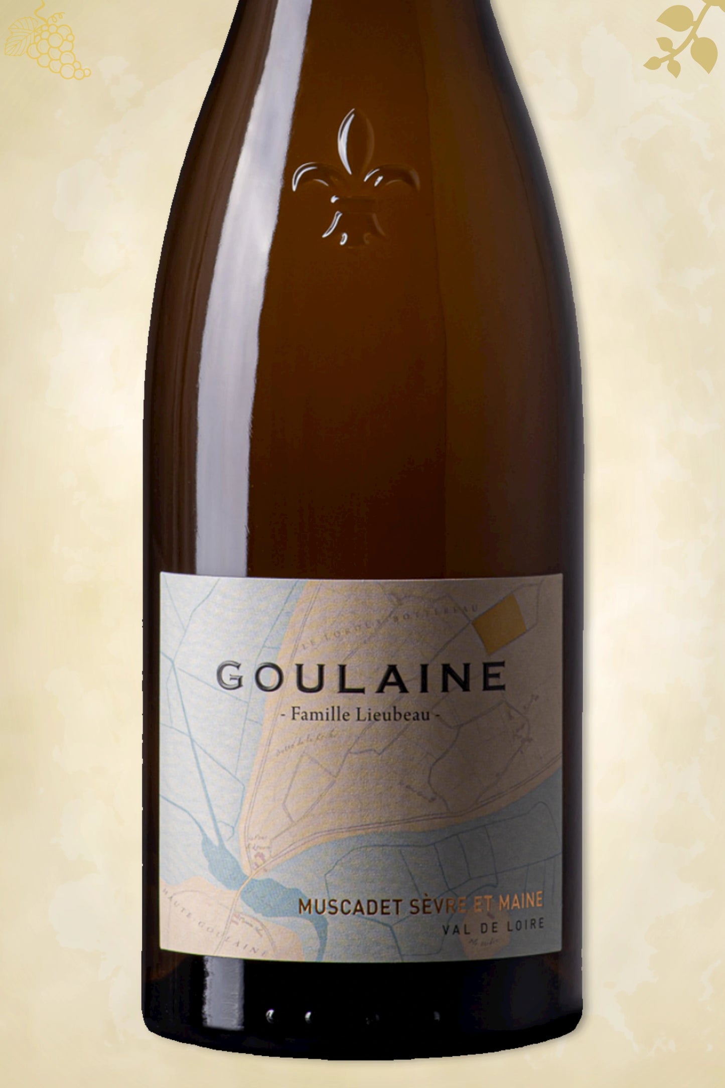 Close-up label Lieubeau – Muscadet Cru Goulaine BIO (2022)