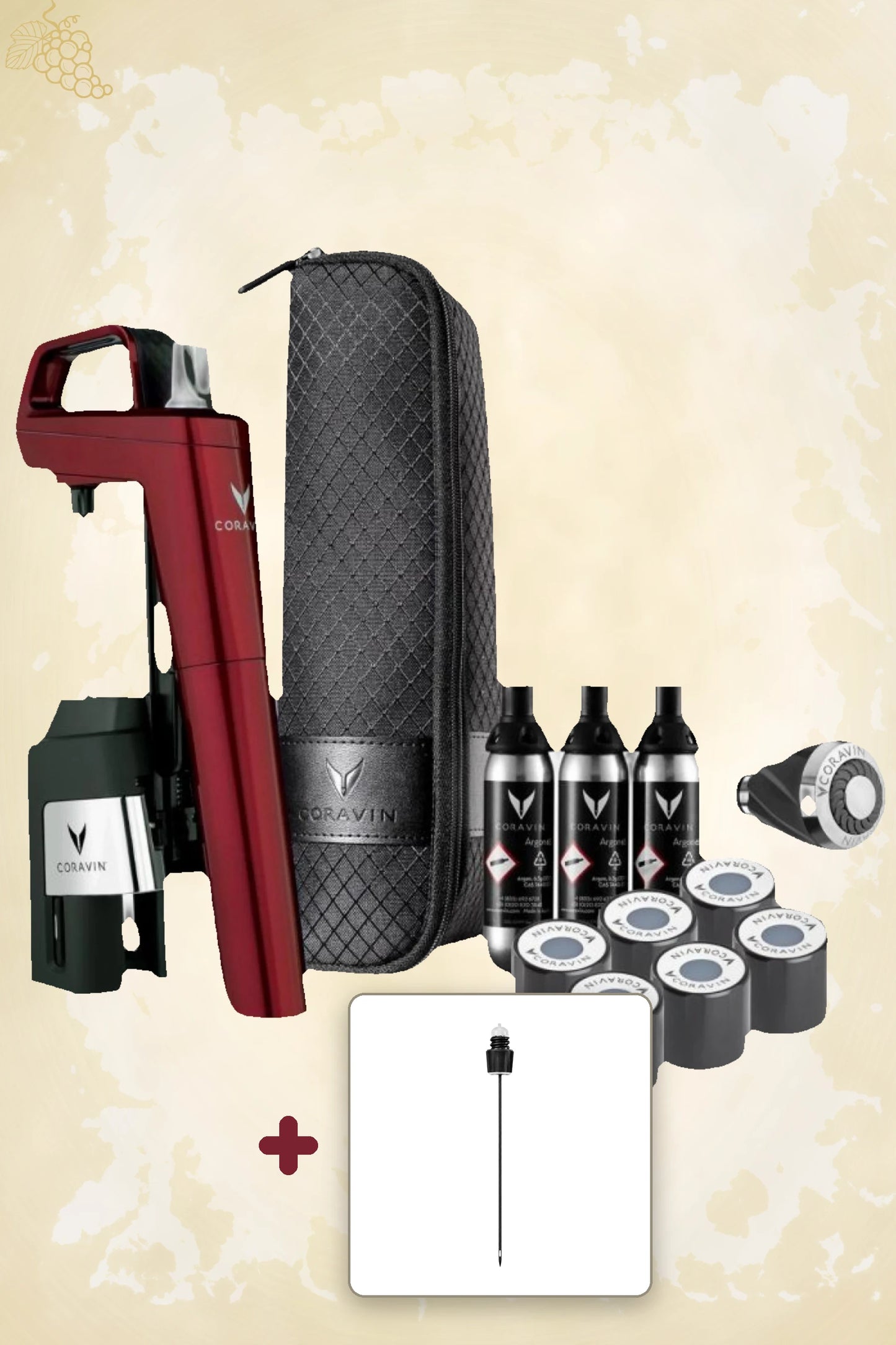 Coravin standaardset + Fast Pour-naald